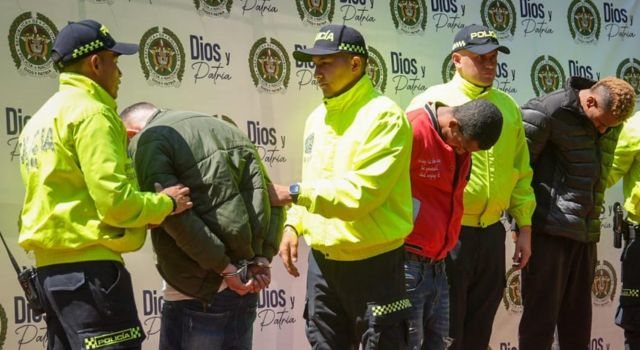 golpe a la delincuencia en Bogotá