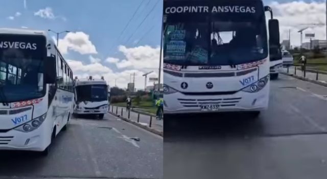 Accidente de tránsito en el sector de Terreros de Soacha, dejó al menos siete heridos