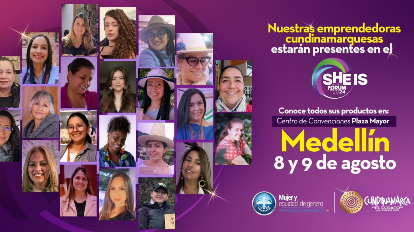 Mujeres de Cundinamarca participarán en el She Is Global Forum de Medellín