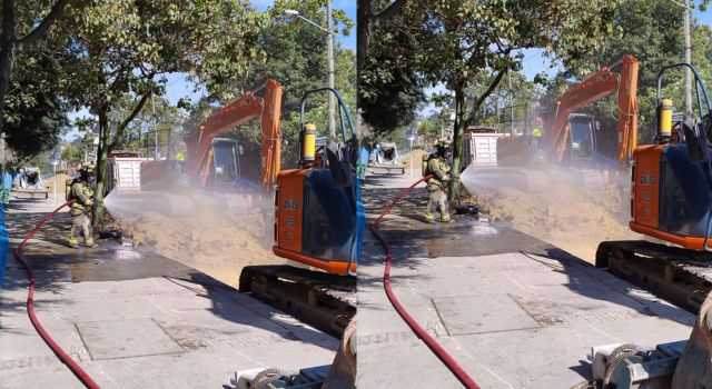 fuga de gas en Bicentenario