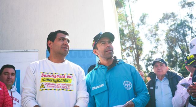 El gobernador de Cundinamarca visitó a Soacha para conocer el avance de las obras