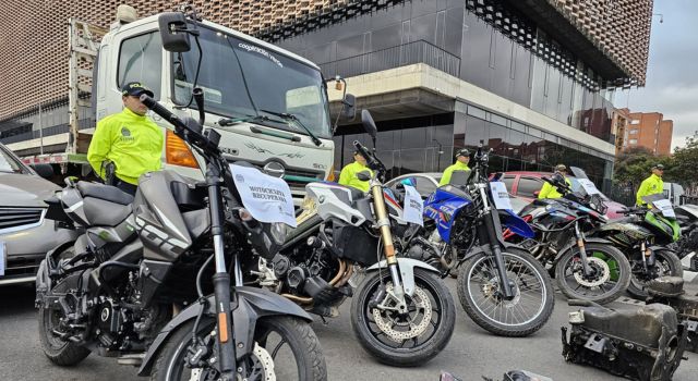 Duro golpe contra el robo de automotores en Bogotá