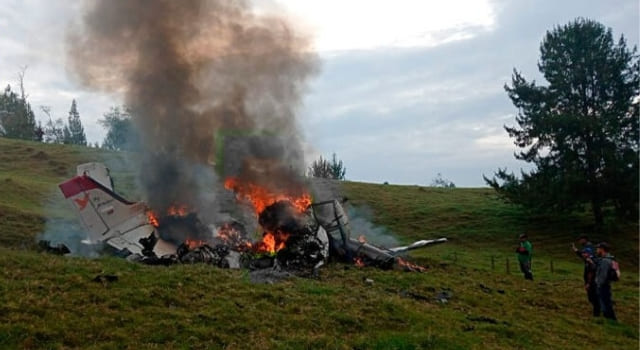 Accidente aéreo en Antioquía