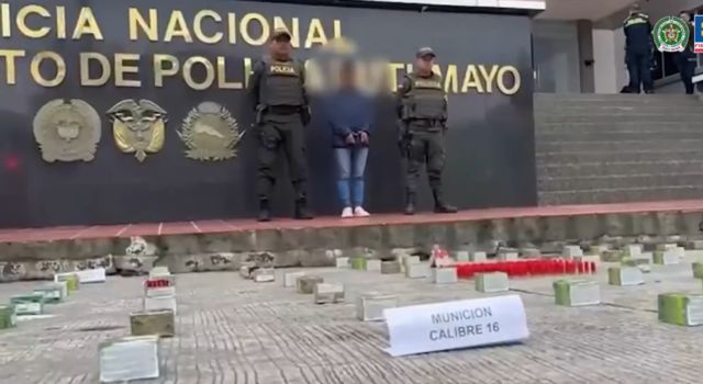 Mujer que llevaba cartuchos en un bus intermunicipal fue capturada