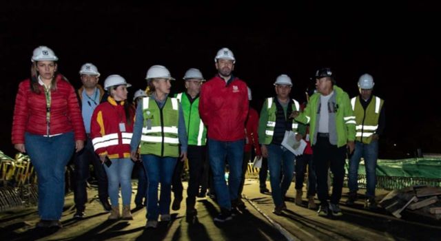 Avanza la obra de los puentes de la calle 127 con avenida Boyacá