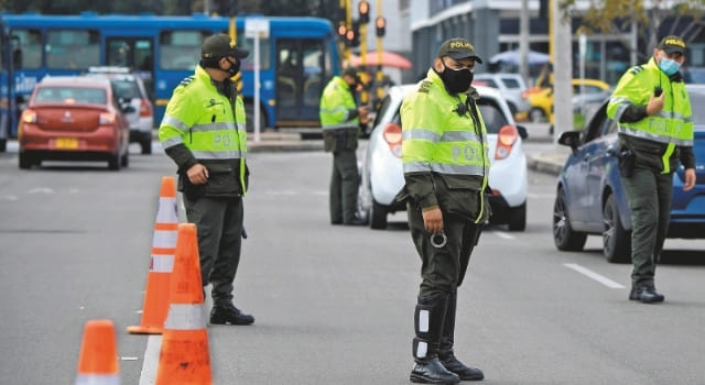 seguridad en las calles de Bogotá