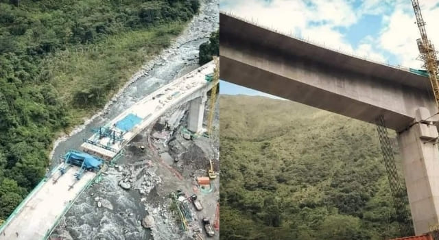 Viaducto de la vía al Llano avanza con rapidez