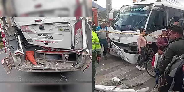 Dos personas fallecieron en accidente de tránsito en Facatativá, Cundinamarca