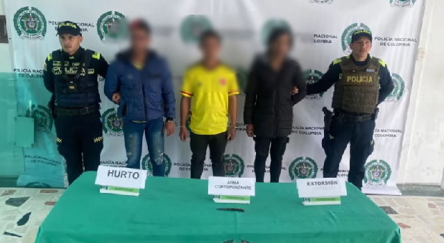 Capturados tres delincuentes del Tren de Aragua en Bogotá