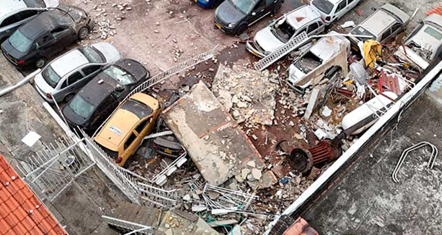 Al hospital Cardiovascular de Soacha llegó mujer herida en explosión de Mesitas de El Colegio