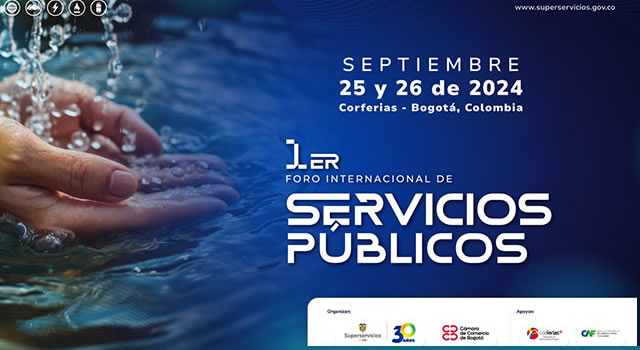 Primer Foro Internacional de Servicios Públicos en Corferias Bogotá