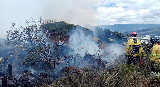 Ya se liquidaron 7 incendios en Cundinamarca, sólo hay uno activo