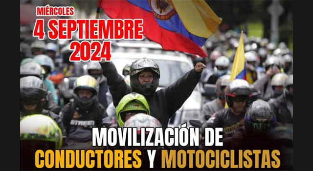 Motociclistas se unirán al paro de camioneros desde este miércoles