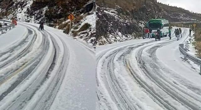 Así lució la nieve en el Parque Nacional Natural Los Nevados