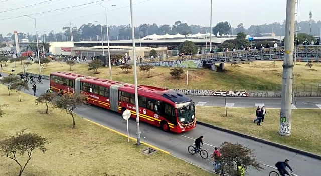 No hay servicio de Transmilenio en Soacha por bloqueos en Bosa