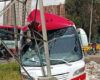 accidente de tránsito en la entrada a Ciudad Verde