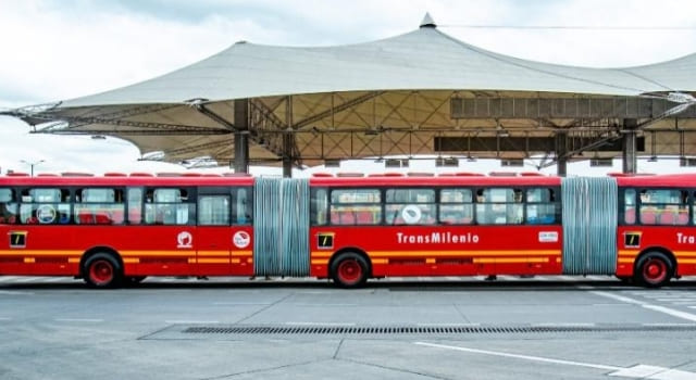 presenta afectación en el transporte público de Bogotá