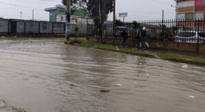 Inundaciones en Soacha por fuertes lluvias