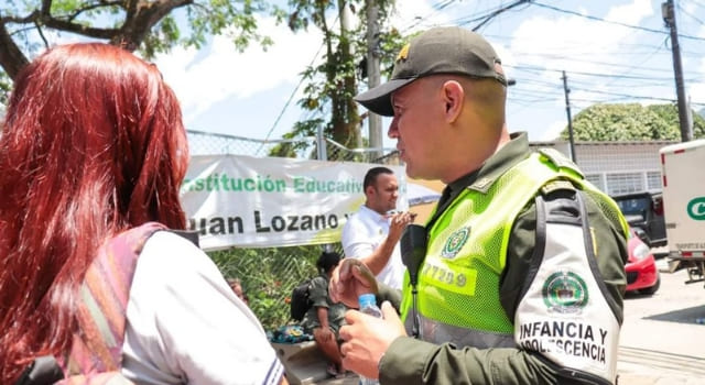 Policía busca garantizar la seguridad en colegios de Ibagué