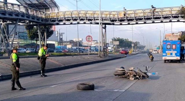 En Bosa se registró un accidente de tránsito sobre la autopista Sur