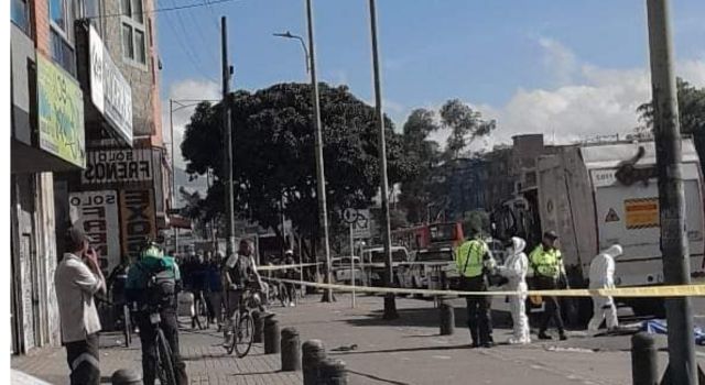 Ciclista perdió la vida en accidente de tránsito sobre la avenida Boyacá