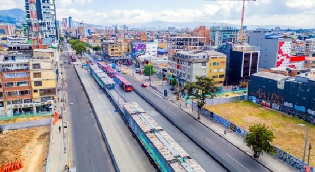 Nuevo cierre en la avenida Caracas por obras del Metro de Bogotá