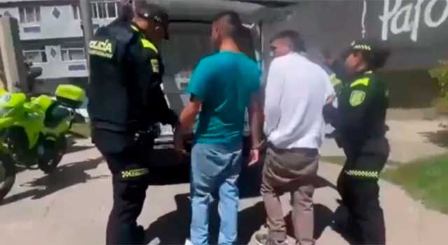 Capturados peligrosos atracadores venezolanos en Bogotá, robaban en paraderos del SITP