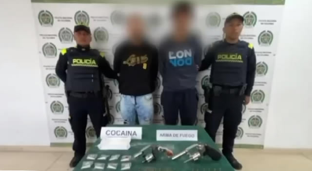 Cinco capturados en Soacha por porte ilegal de armas y estupefacientes