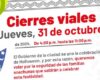 Cierres viales por celebración de Halloween en Soacha