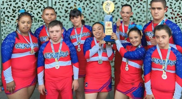 Porristas de Mosquera fueron campeones en el Campeonato Nacional hecho en Medellín