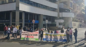 Manifestación en la localidad de Santa Fe genera alto tráfico vehicular