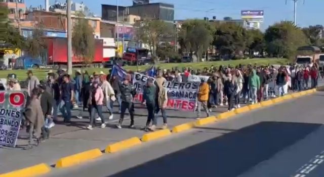 Manifestaciones en Bogotá afectan la movilidad de cientos de ciudadanos