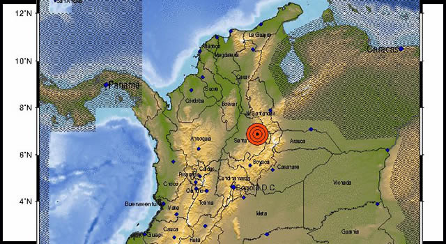 Otro temblor en Colombia, esta vez la magnitud fue de 4.1