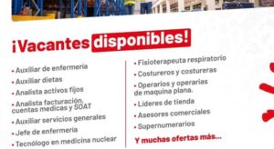 nuevas vacantes laborales en Soacha