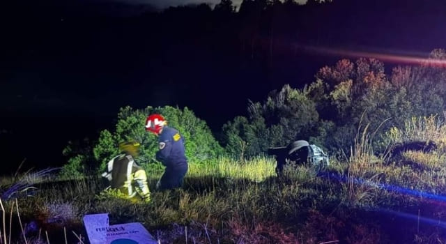 Accidente de tránsito en la carretera que conecta Tunja con Chivatá