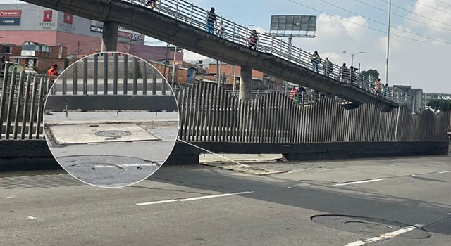 Por fin habilitan paso por carril de la autopista Sur debajo del puente de León XIII Soacha