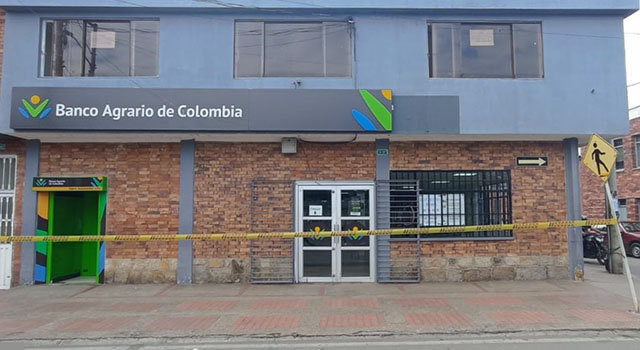 Así fue el robo del Banco Agrario en Mesitas del Colegio, Cundinamarca