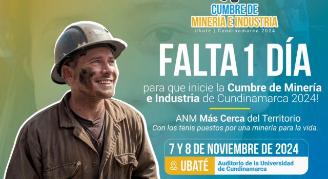 Mañana iniciará la Cumbre de Minería e Industria de Cundinamarca 2024