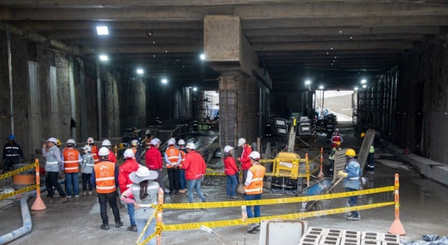 Posibles retrasos en la obra del intercambiador del Metro en la Avenida Caracas