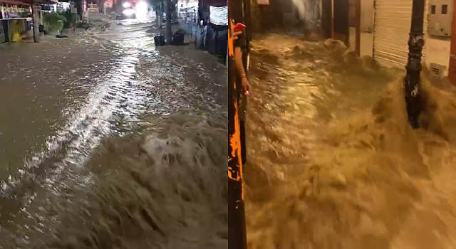 Emergencia en Mesitas del Colegio por desbordamiento de una quebrada