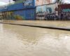 Emergencia por ruptura de un tubo en Soacha durante obras de Transmilenio