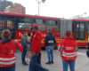 TransMilenio chocó contra un peatón en avenida Jiménez