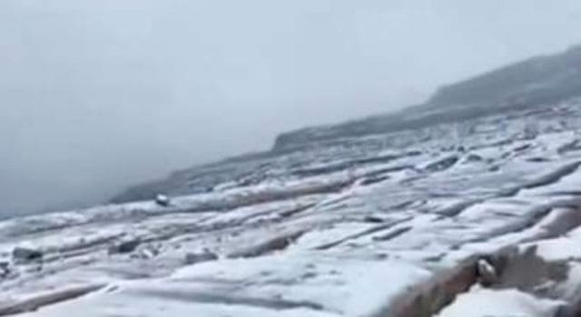 Nuevamente nevó en el parque nacional del Cocuy