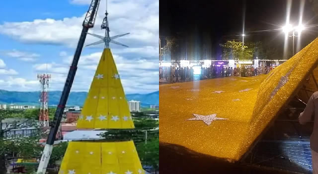 Árbol de Navidad mató a un auxiliar de policía en Girardot, Cundinamarca