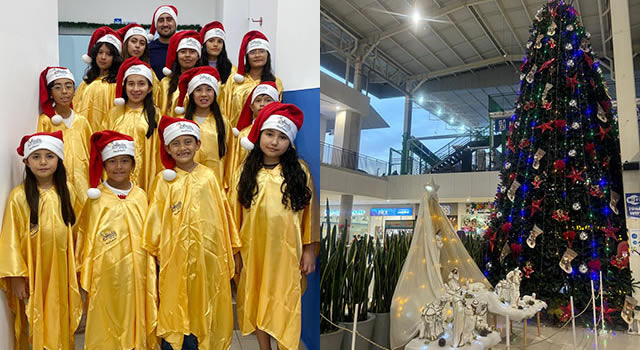 Coro infantil, música y gran bingo navideño en Avenida Centro Comercial de Fusagasugá