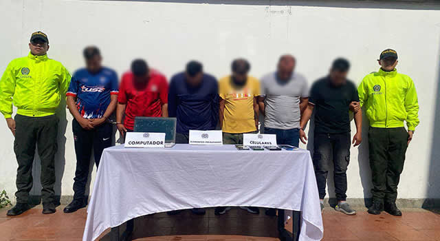 Cae banda delincuencial que robó 188 millones de pesos en Santandercito, Cundinamarca