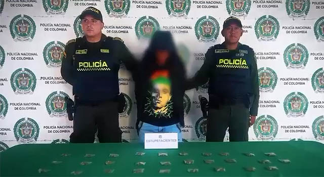 Lo pillaron con marihuana en el parque de San Mateo en Soacha, el hombre fue capturado