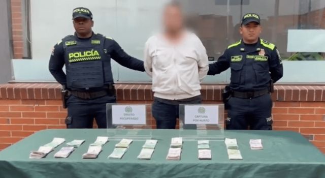 Gracias a la rápida reacción de la Policía, un hombre de 35 años fue detenido tras intentar despojar a un ciudadano de una alta suma de dinero en efectivo.