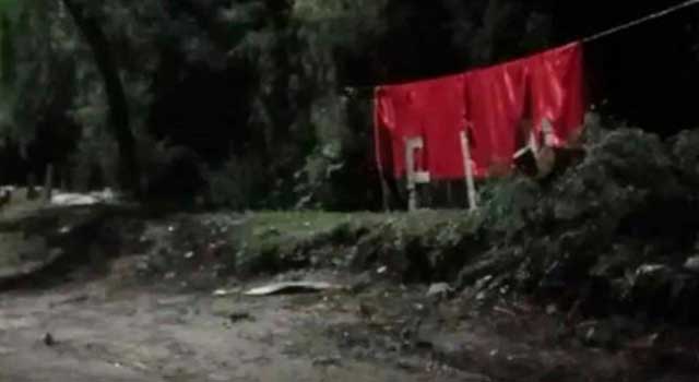 Hallaron bandera del ELN en Bogotá, autoridades descartaron presencia de explosivos