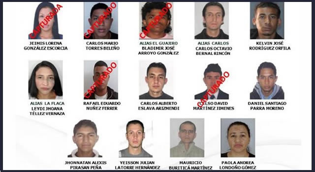 cartel de los más buscados por homicidio en Bogotá